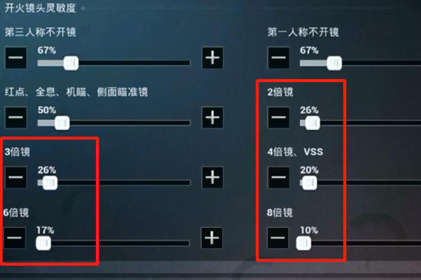 和平精英四指陀螺仪灵敏度