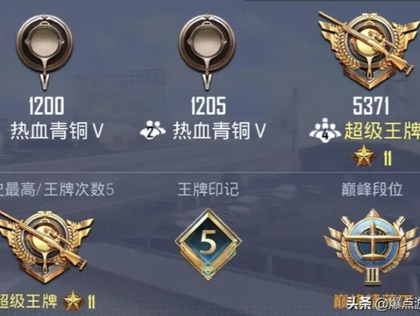 和平精英的段位保持有3次