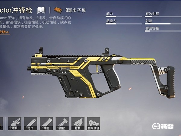 和平精英Vector属性全面解析，子弹更换利大于弊