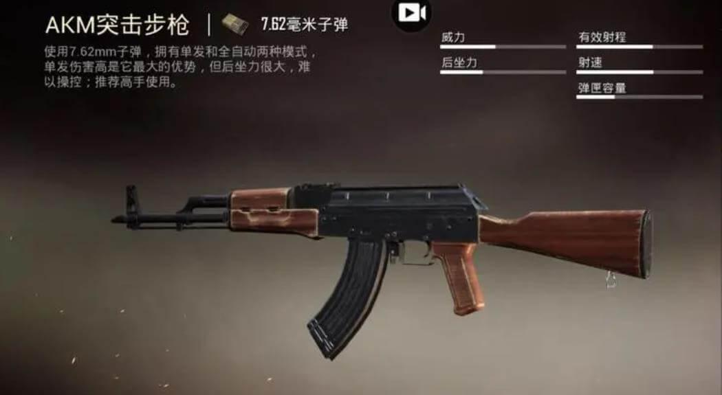 AKM搭配m416实力非常强大