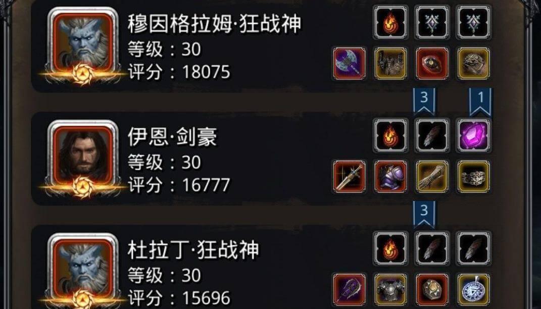 职业属性和技能很重要